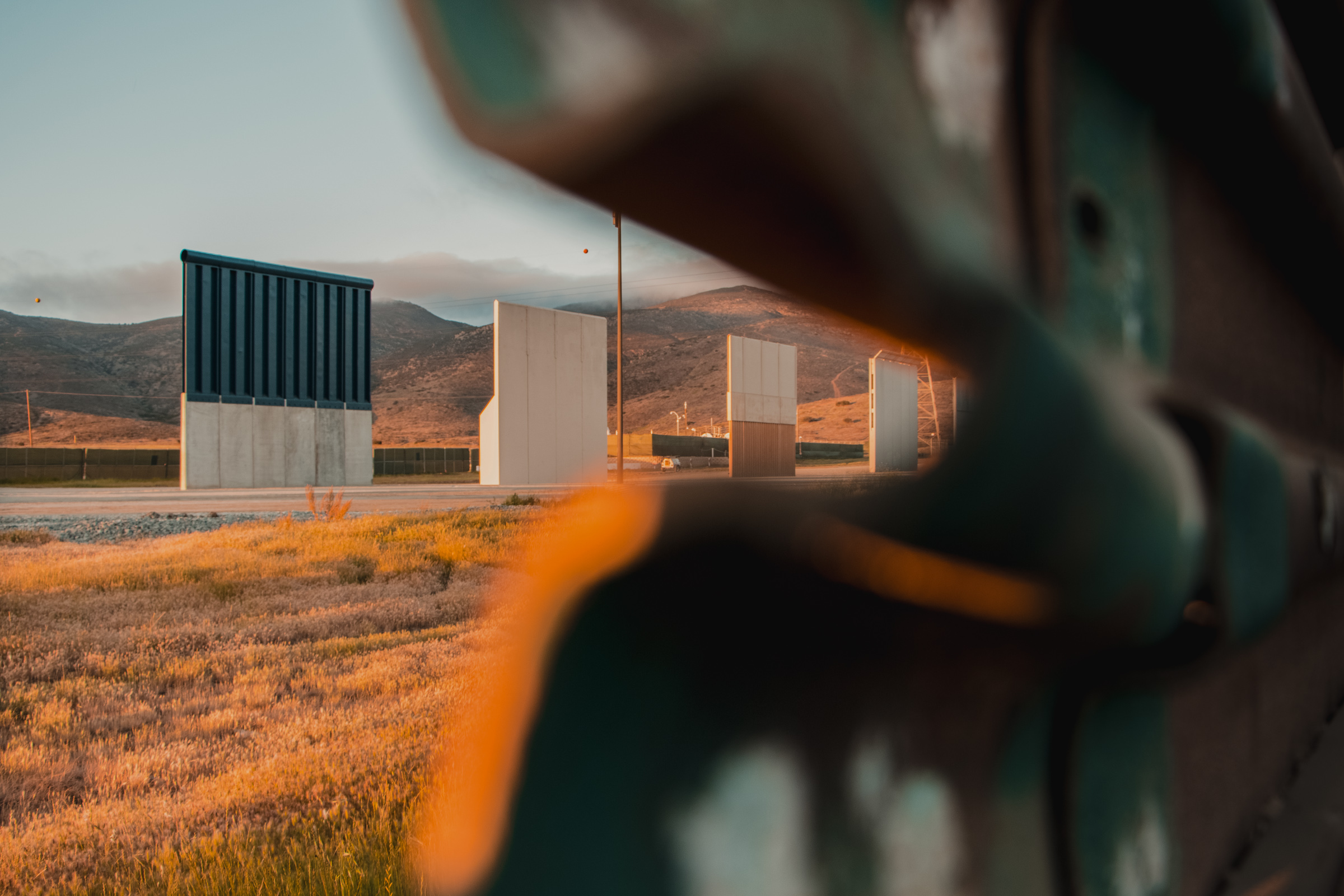 6 of 6, Trump's border wall prototypes